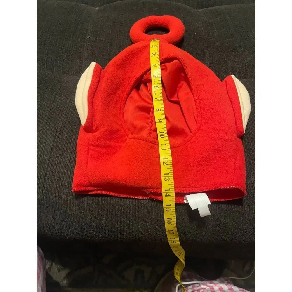 Spirit Hollween Teen Red Teletubbies Po Costume Hood Headpiece